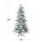 Best Choice Products Pre-Lit Flocked Artificial Aspen Noble Fir Christmas Tree w/ Branch Tips, LED Lights